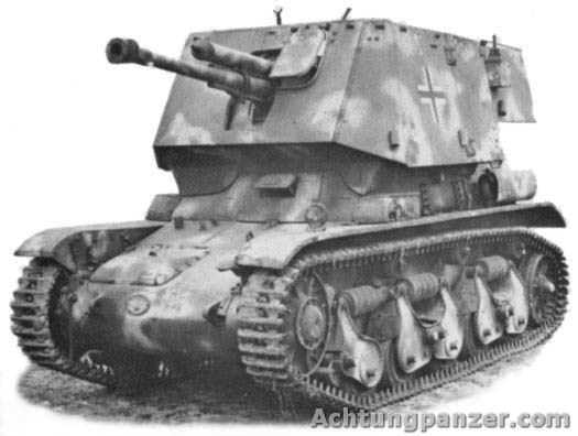 Panzerjager 35R 731(f) armed with 47mm Pak(t) L/43.4 gun