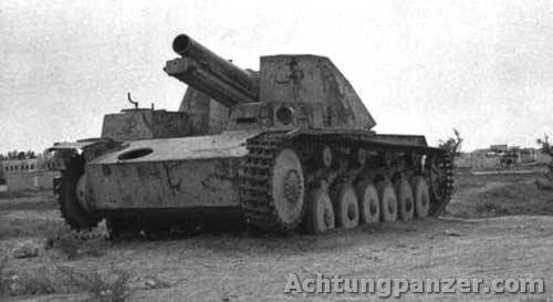Sturmpanzer II in Africa