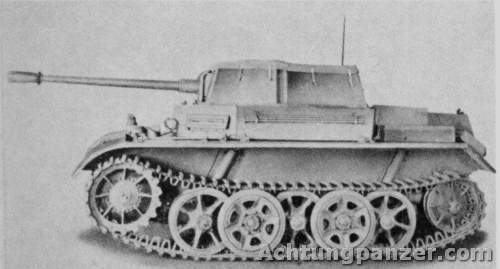 VK 903b (Ausf H) armed with 50mm Pak 38 L/60 gun.