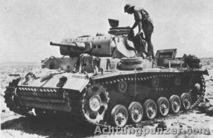 Panzer III in the Desert