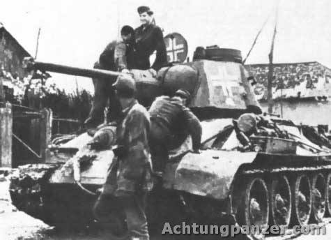 Captured T-34/76