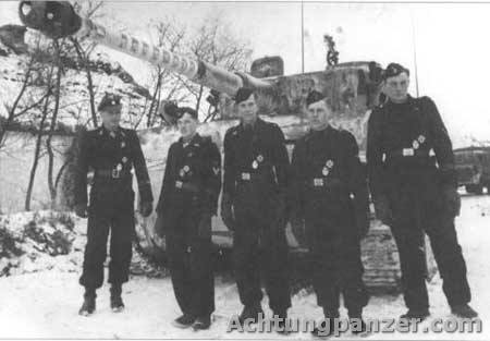 Wittmann's  crew and their Tiger